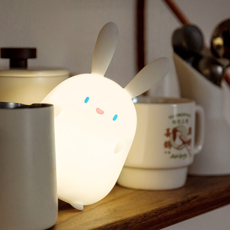 Cartoon Silicone Little Rabbit Table Lamp