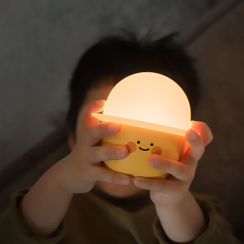 Cute Emoji Silicone Night Table Lamp
