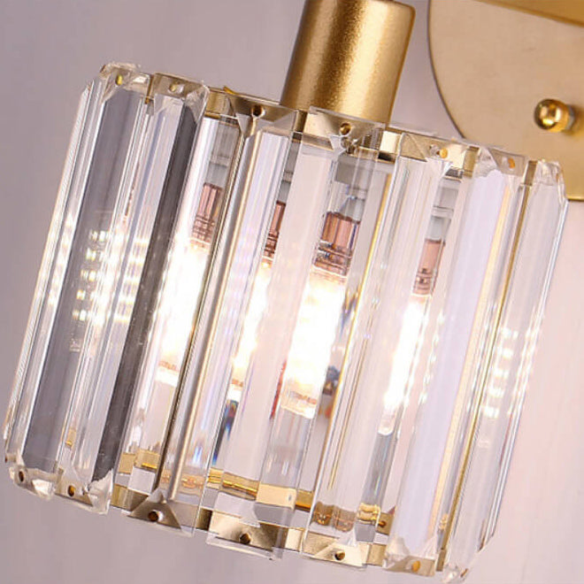 Crystal Long Arm Wall Lamp