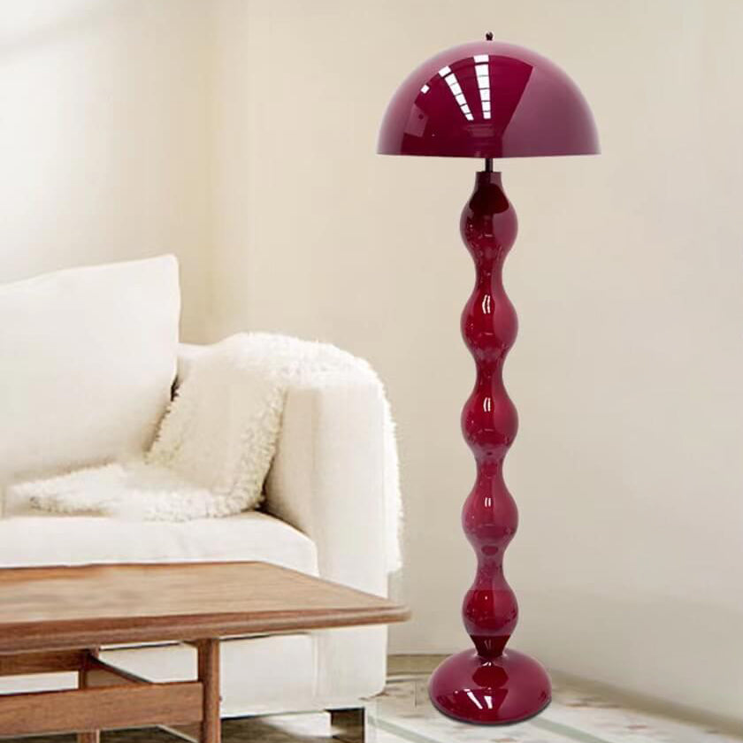 Macaron Mushroom Shape Iron Floor Lamp