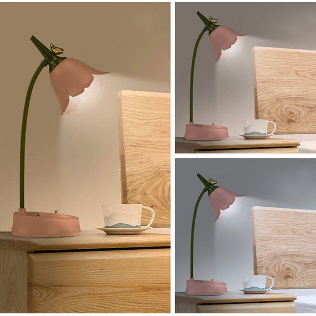ABS Flower Bird Design Table Lamp