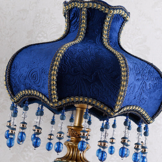 Palace Decorative Design Fabric Table Lamp