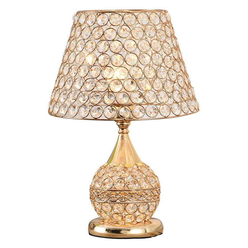 Crystal Cone Geometry Table Lamp