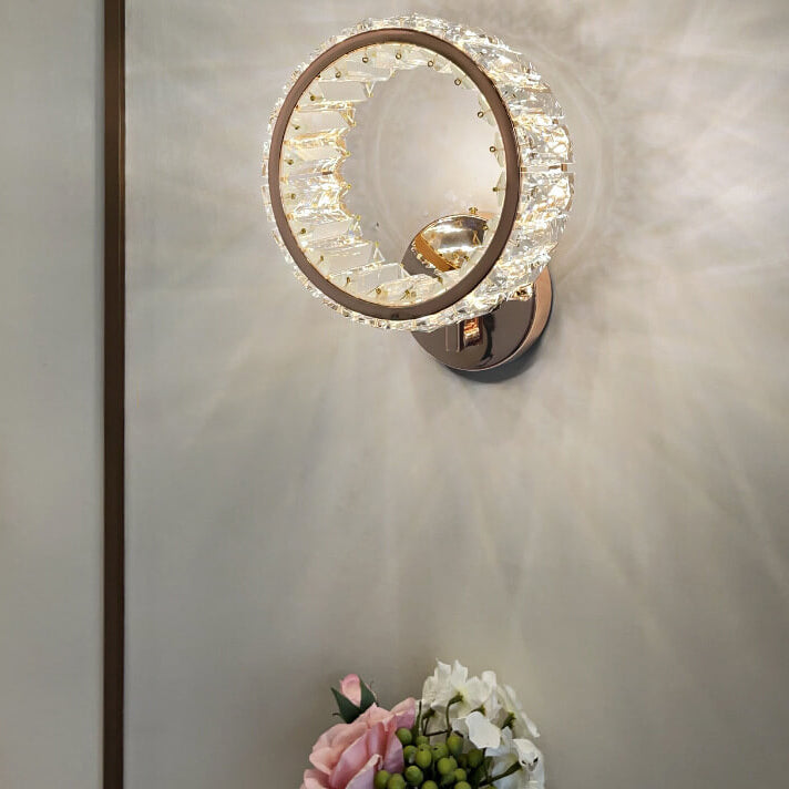 Crystal Ring Wall Lamp