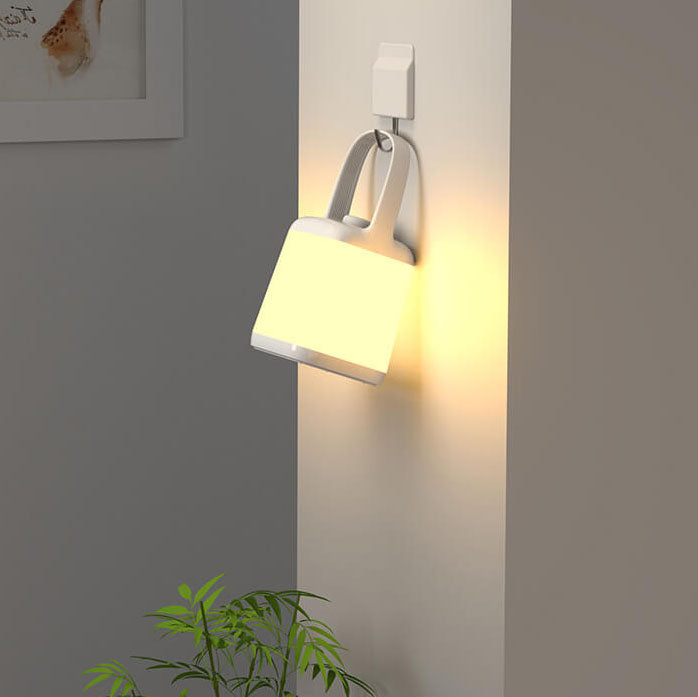 Square Jar Portable ABS Table Lamp