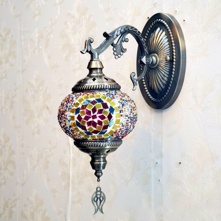 Exotic Cracked Glass Wall Lamp
