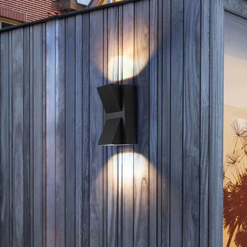 Aluminum Rectangular Triangular Prism Outdoor Light