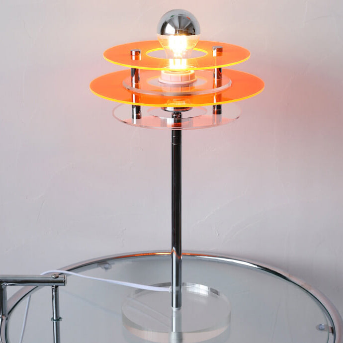 Acrylic Space Saucer Design Table Lamp