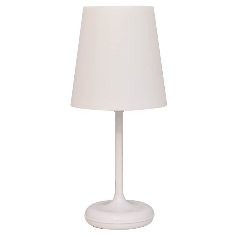 Pure White Mushroom Remote Table Lamp
