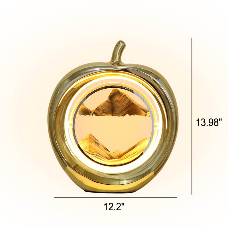 Apple Quicksand Painting Decorative Table Lamp