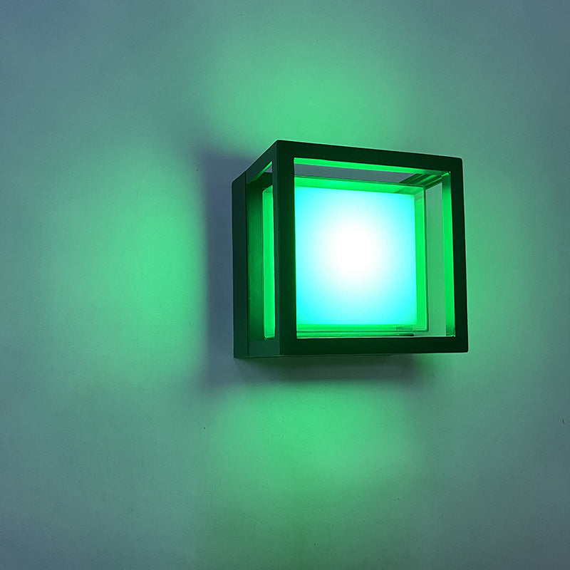 Square Aluminum Acrylic Garden Outdoor Light