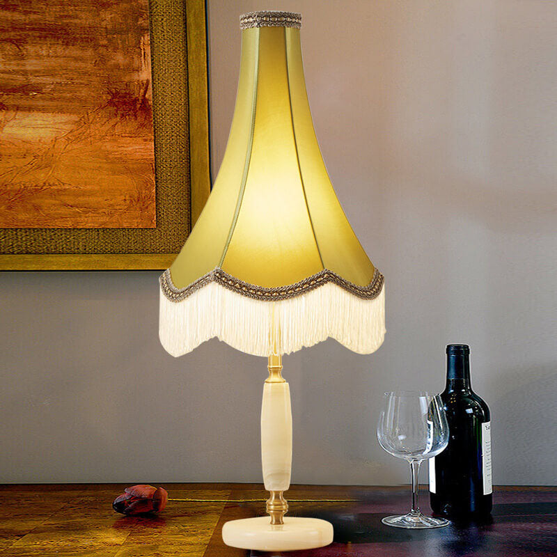 Court Tassel Copper Table Lamp