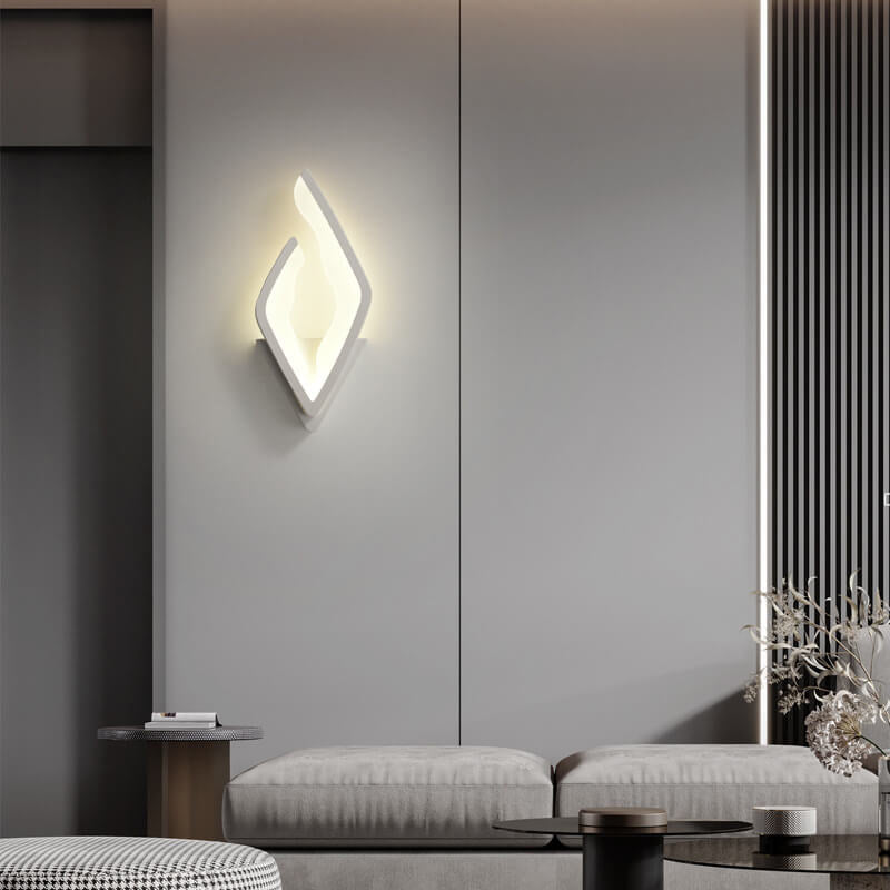 Acrylic Flame Design Wall Lamp