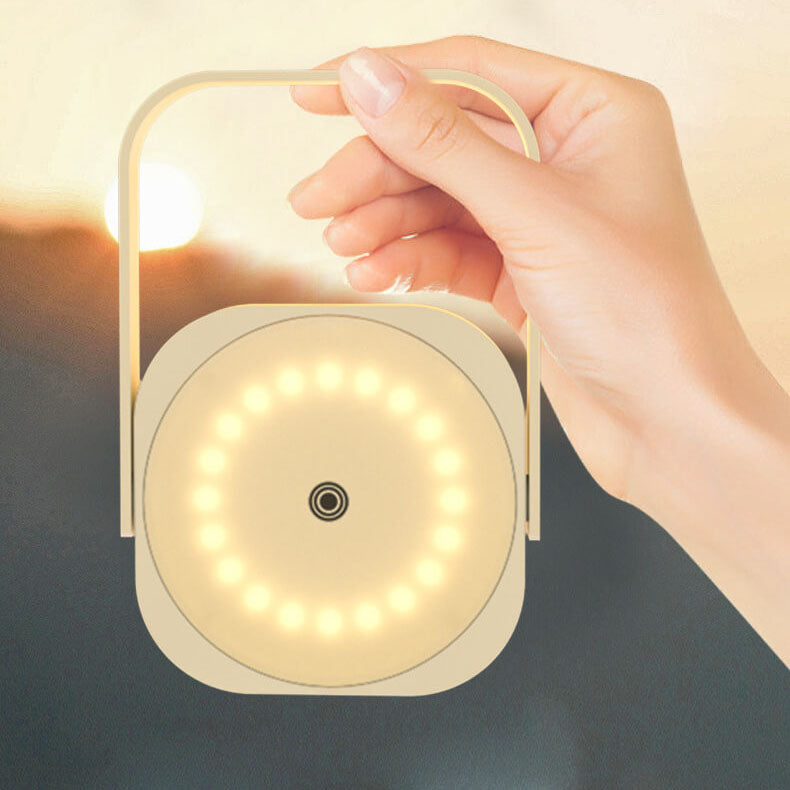 Folding Rotating Rechargeable Night Table Lamp