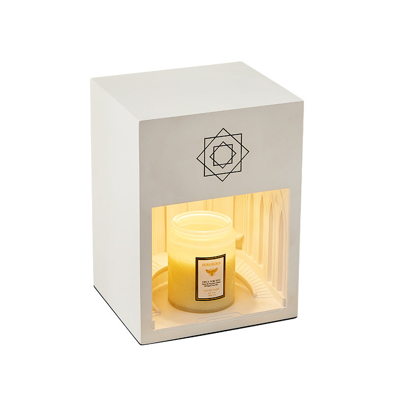 Square Resin Melting Wax Table Lamp