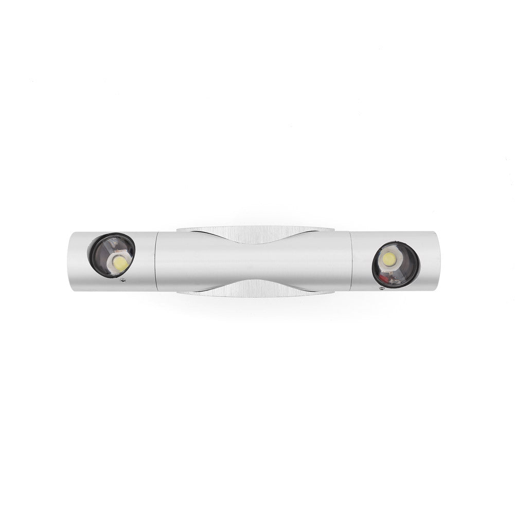 Cylinder Angle Aluminum Bedroom Wall Lamp