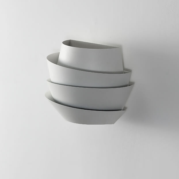 Layers Half Cylinder Iron 2-Light Wall Lamp