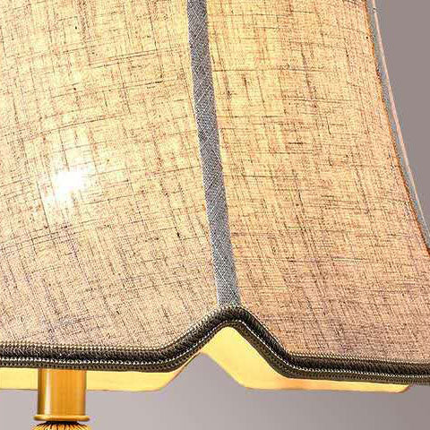 Fabric Ceramic Vase Home Table Lamp