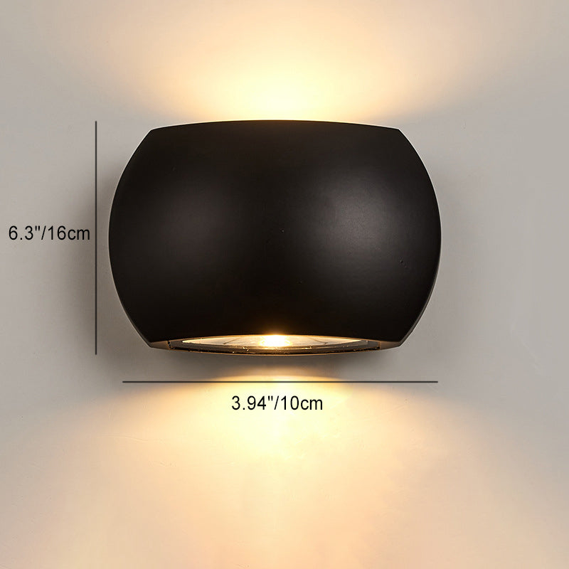 Semicircle Aluminum Garden Outdoor Light