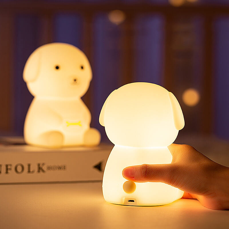 Silicone Puppy Night Table Lamp