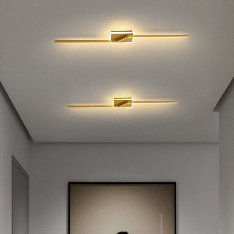 Bar Aluminum Silicone Acrylic Wall Lamp