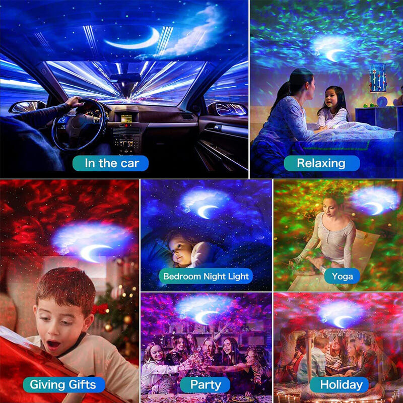 Plastic Seven-color Sound-controlled Star Night Light
