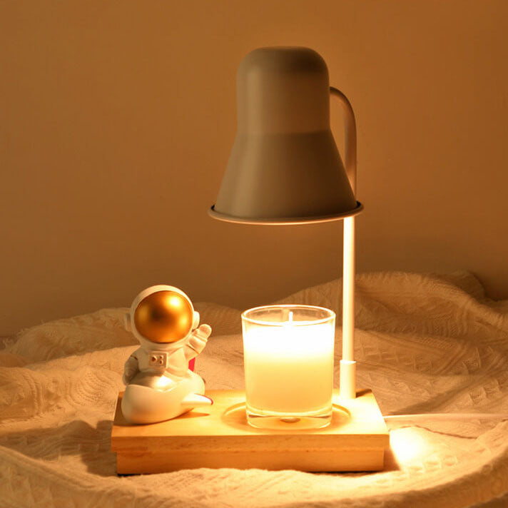 Astronaut Aromatherapy Melting Wax 2-Light Table Lamp