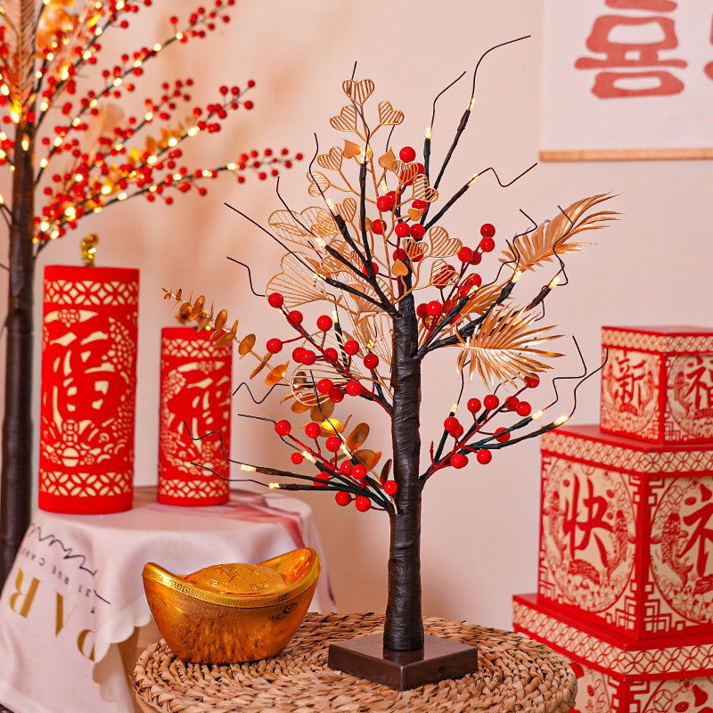 Holiday Decor Birch Tree Floor Lamp