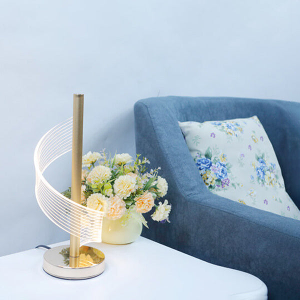 Acrylic Curve Table Lamp
