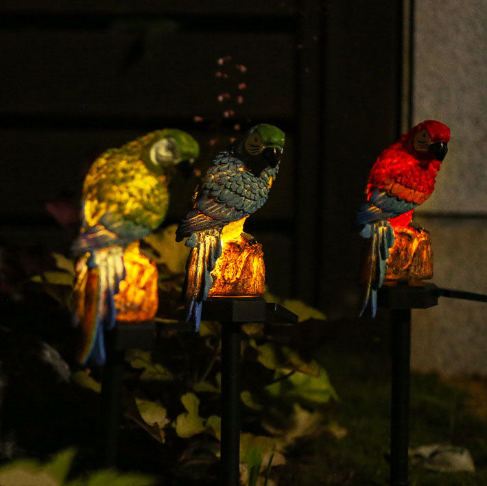 Solar Waterproof Colorful Resin Outdoor Light