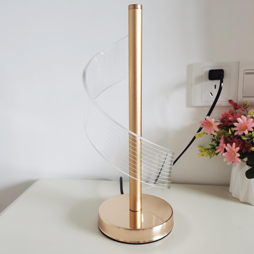 Acrylic Curve Table Lamp