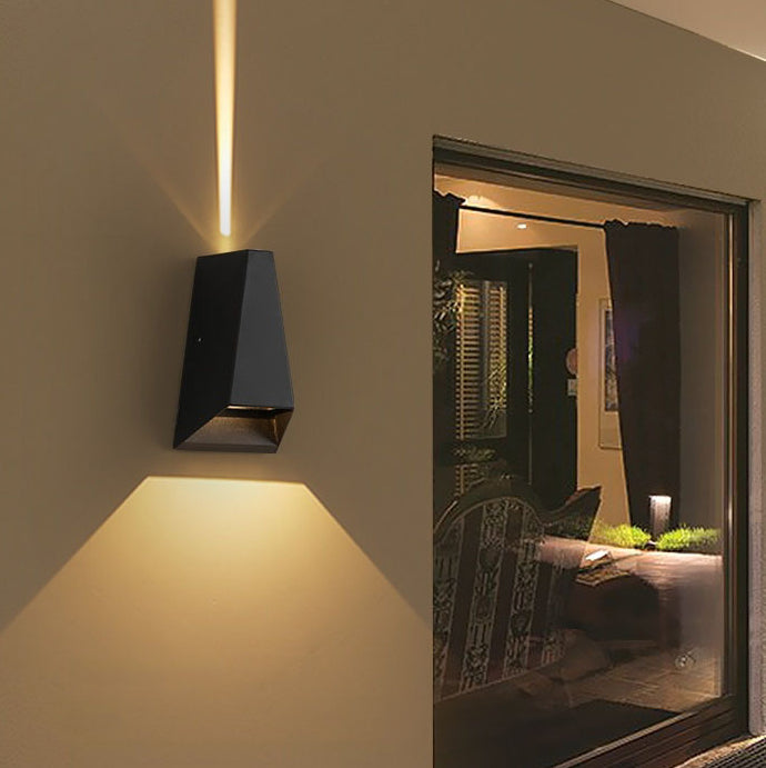 Trapezoidal Aluminum Patio Outdoor Light