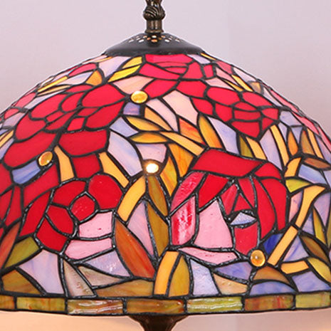 Romantic Resin Roses Table Lamp