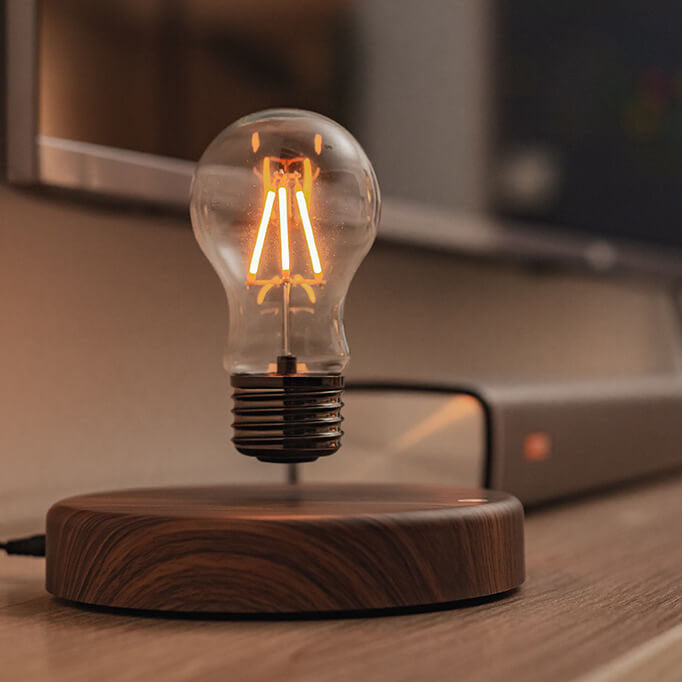 Levitation Walnut Decorative Table Lamp