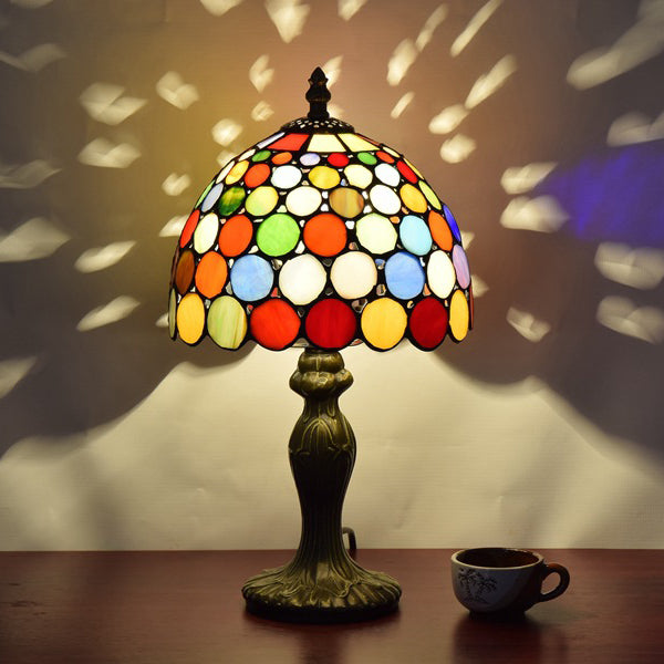Dome Aluminum Glass Living Table Lamp
