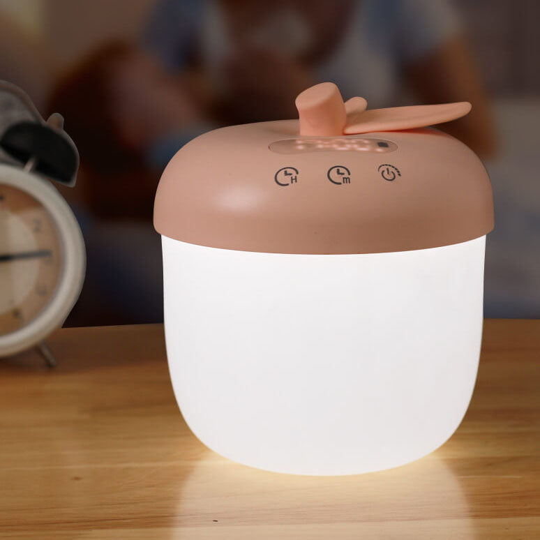 Apple Clock Touch Night Table Lamp
