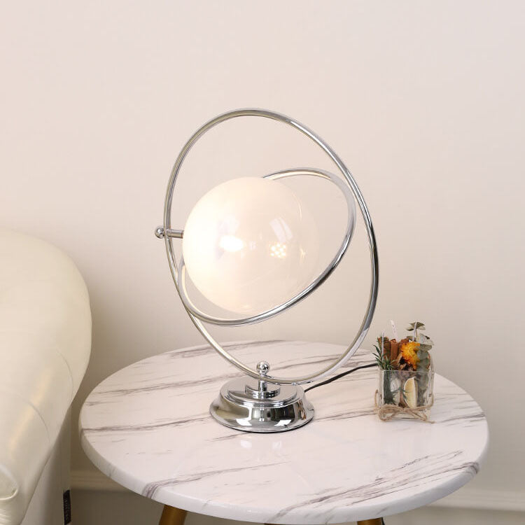 Planet Glass Iron Table Lamp