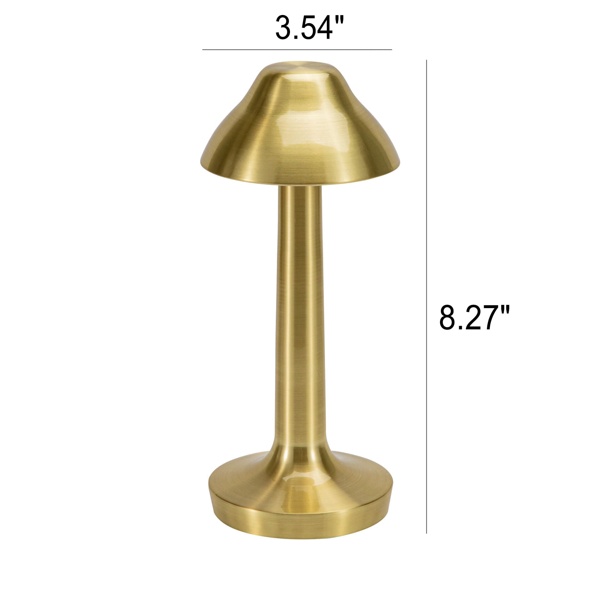 Solid Color Iron Touch Table Lamp