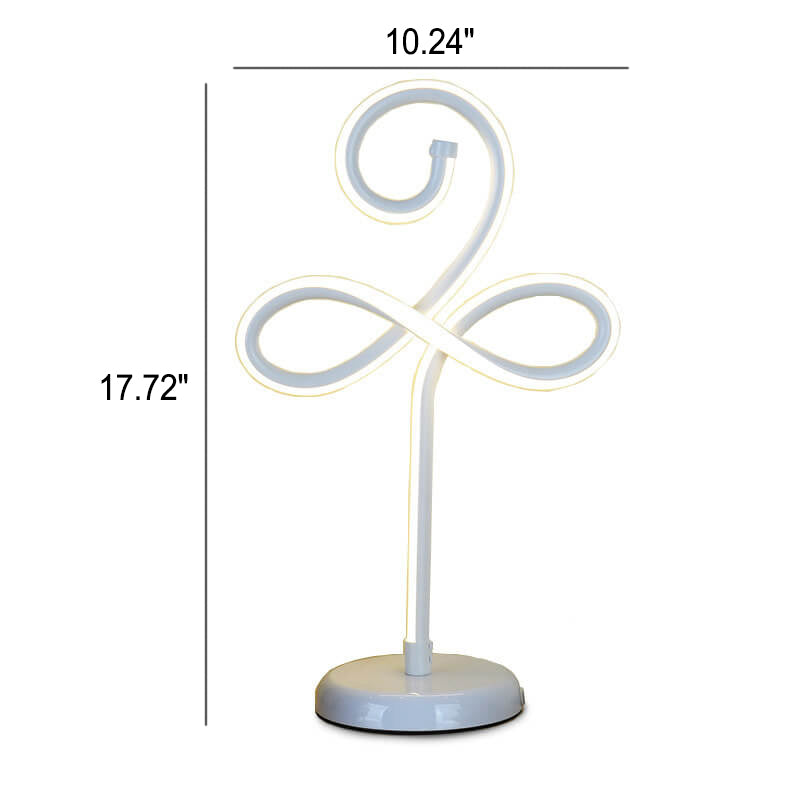 Flower Aluminum Iron Table Lamp