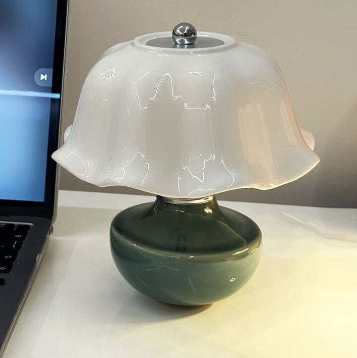 Decorative Floral Ceramic Table Lamp