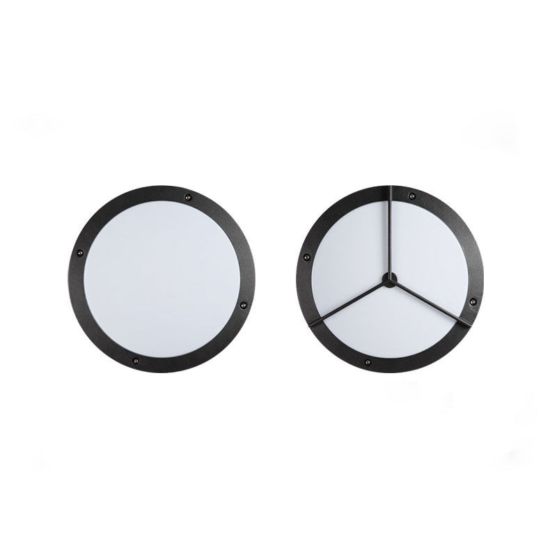 Aluminum Acrylic Circle Round Outdoor Light
