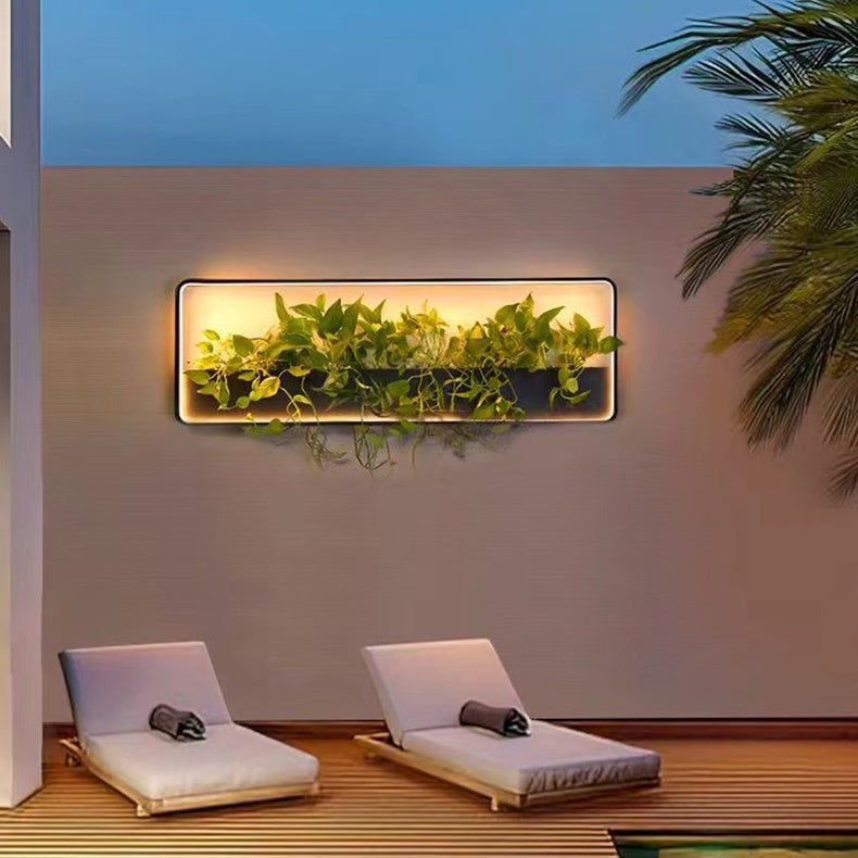 Aluminum Stainless Steel Square Outdoor Light