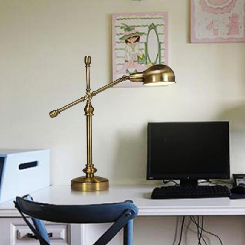 Iron Eye Protection Table Lamp