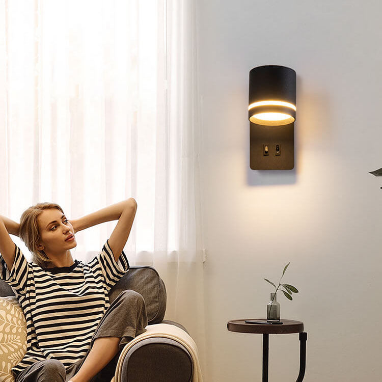 Square Rotatable Reading Wall Lamp
