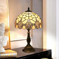 Lotus Resin Stained Glass Table Lamp