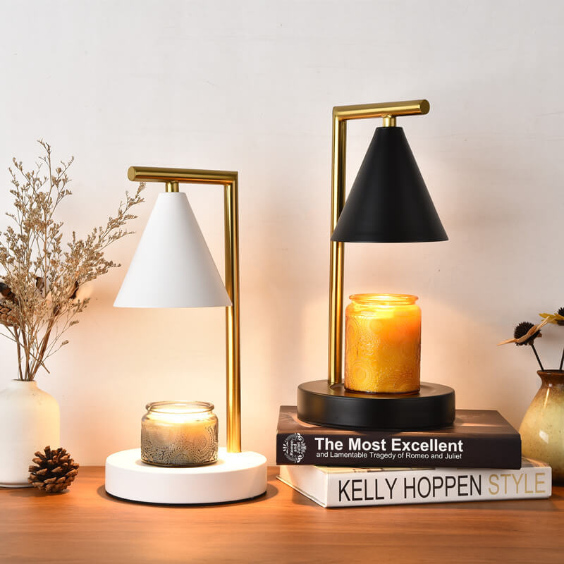 Cone Right Angle Arm Table Lamp