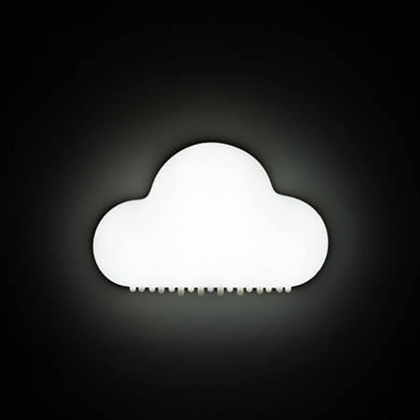 Cloud Plastic Rechargeable Sound Floor Lamp