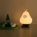 Cartoon Pear Silicone Timing Table Lamp