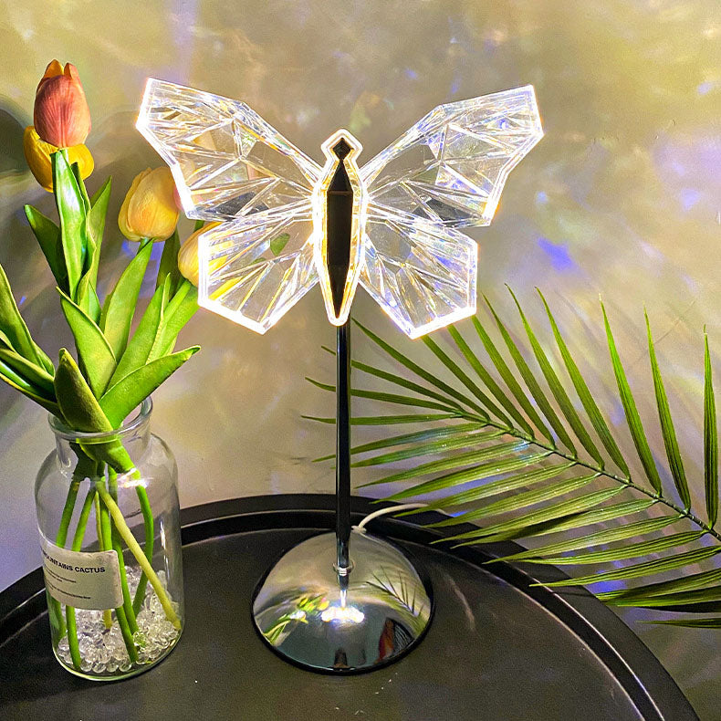 Butterfly Acrylic Shape Table Lamp