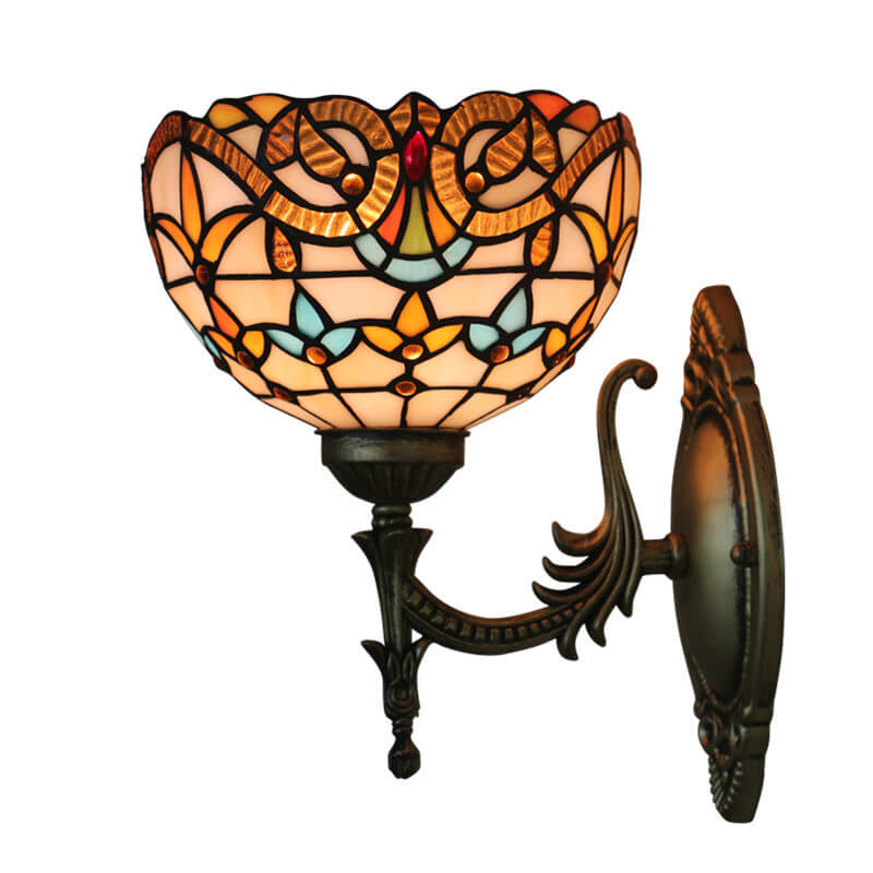 Flora Stained Glass Wall Lamp